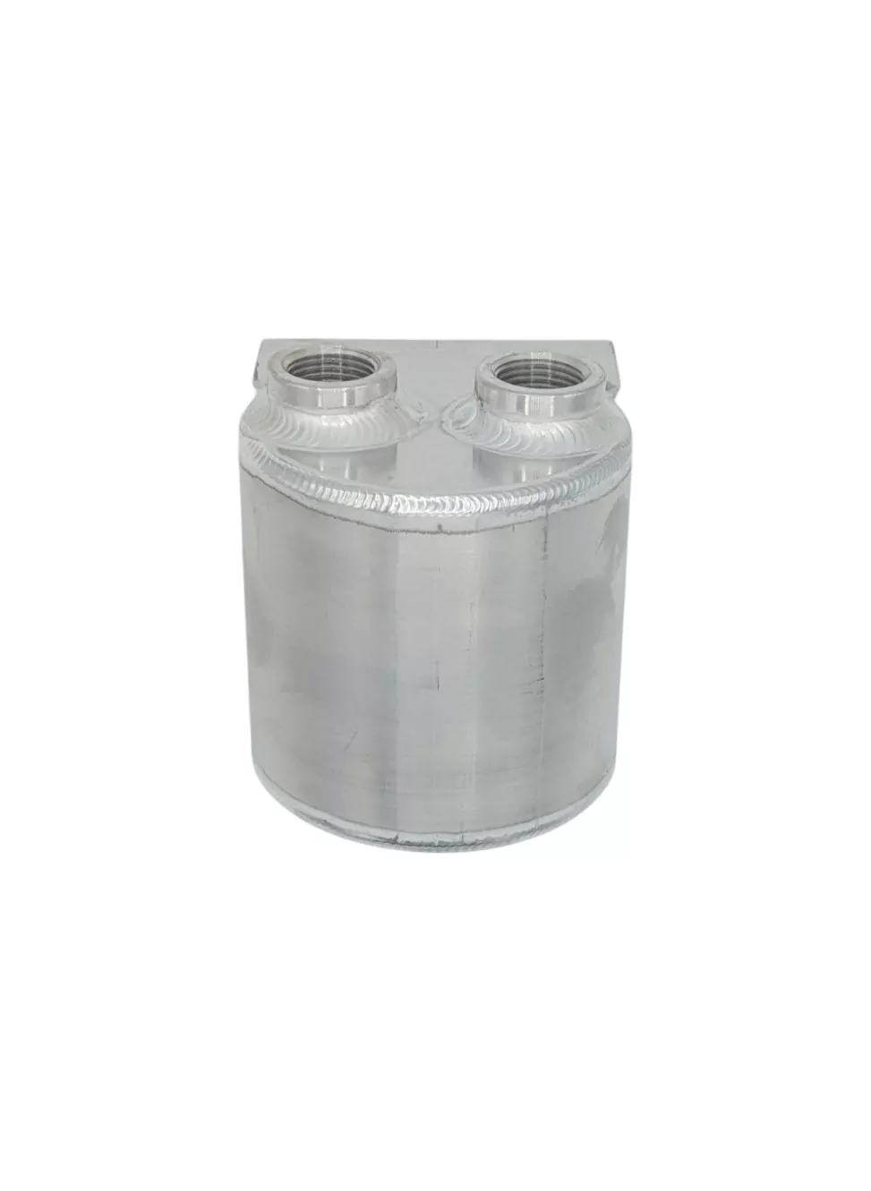 0.27 Litre Bulkhead Mount Oil Catch Tank - Black - 10mm Barb