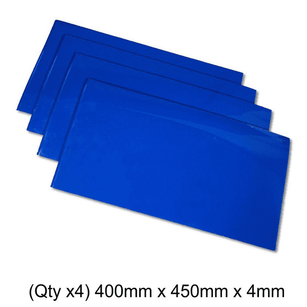 Mud Flap Sheets, 4mm - Blue