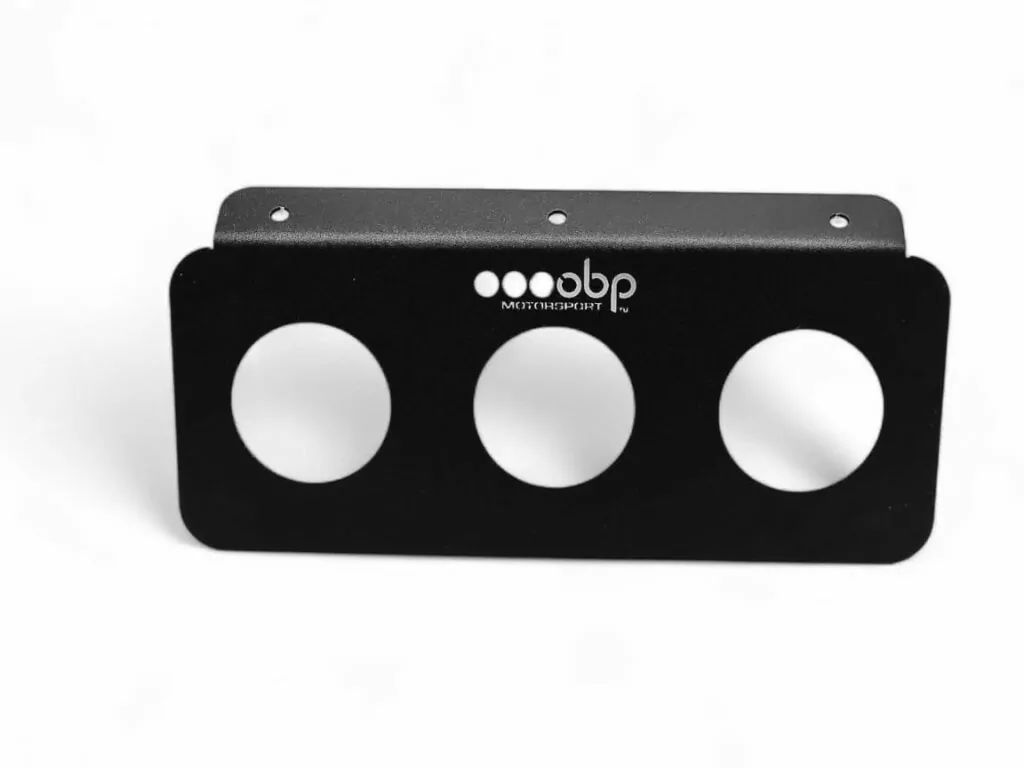 52mm Instrument Gauge Mounting Plate - Black