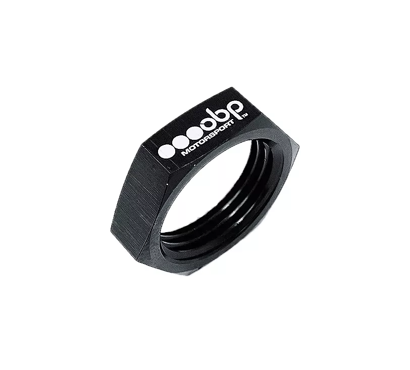 AN/JIC Fuel Hose Bulkhead Adaptor Nut Black