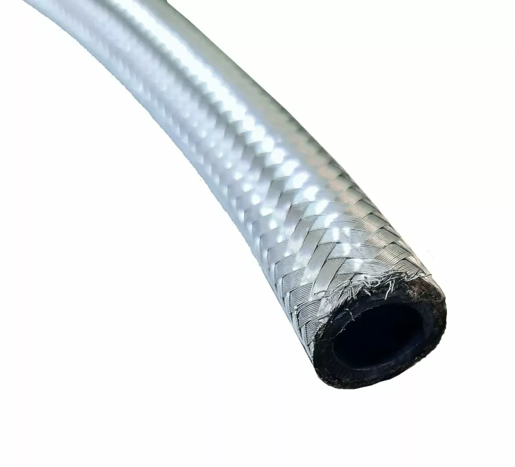 CPE Rubber Stainless Steel Braided Fuel Hose - PER M