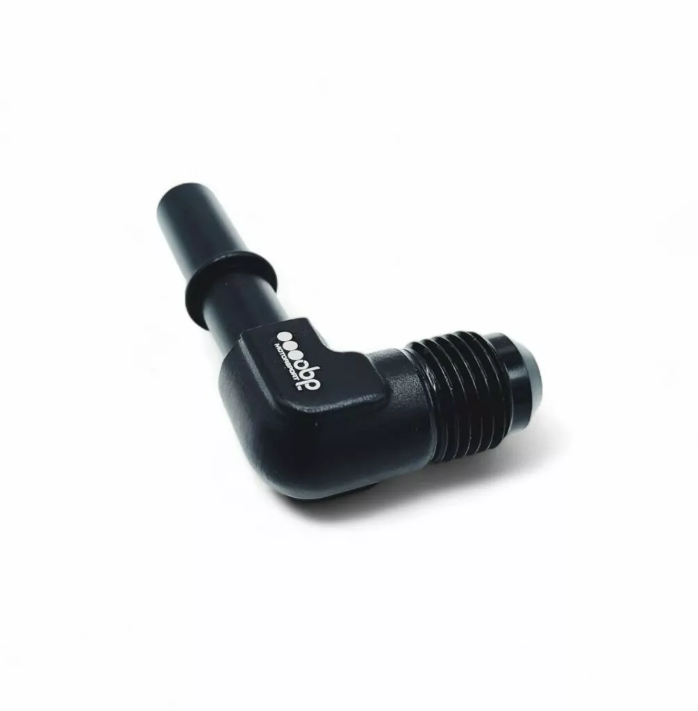 OE Fuel Line to AN / JIC Male Quick Connector 90°