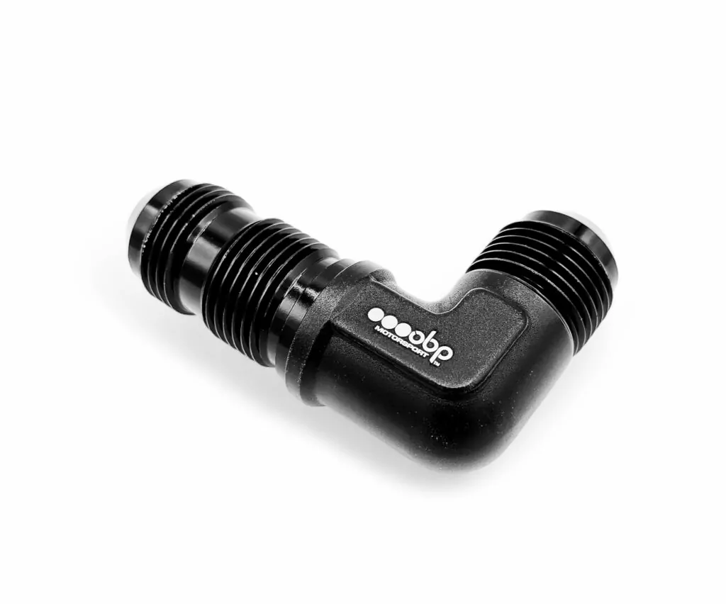 AN/JIC Male Bulkhead 90Ded Elbow Fuel Hose Adaptor
