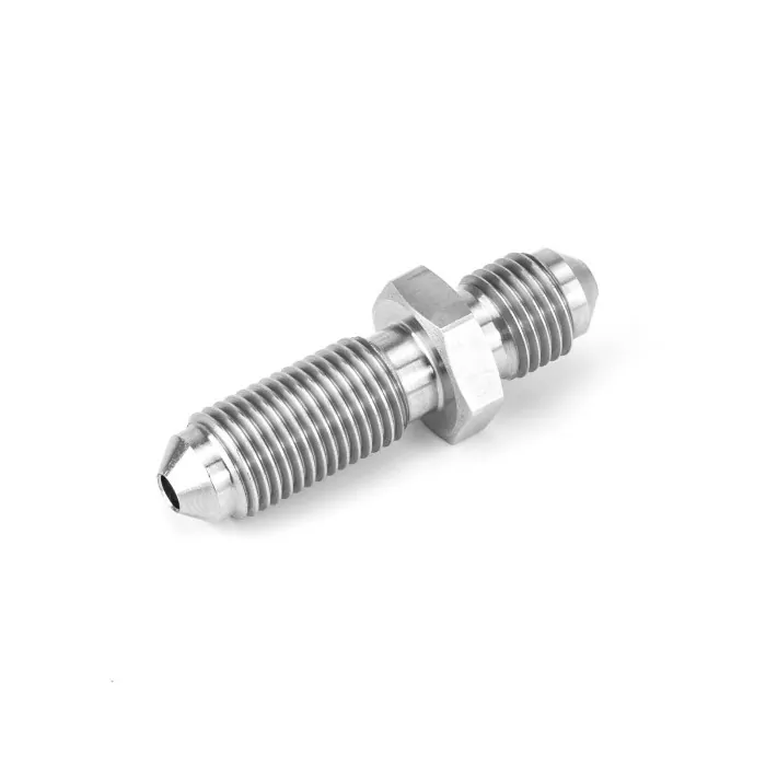 AN/JIC Male Bulkhead Straight Adaptor