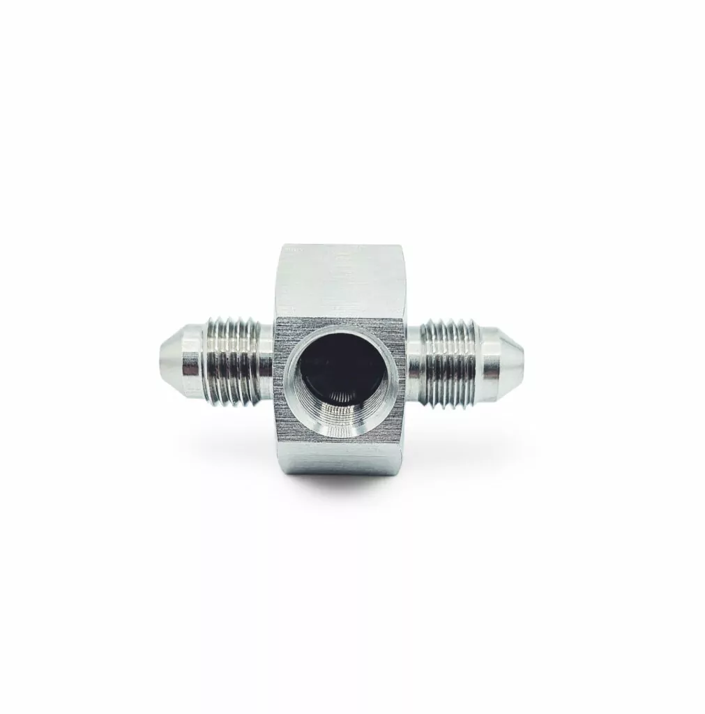 3/8 UNF Male 1/8 NPT Female Tee Adapter