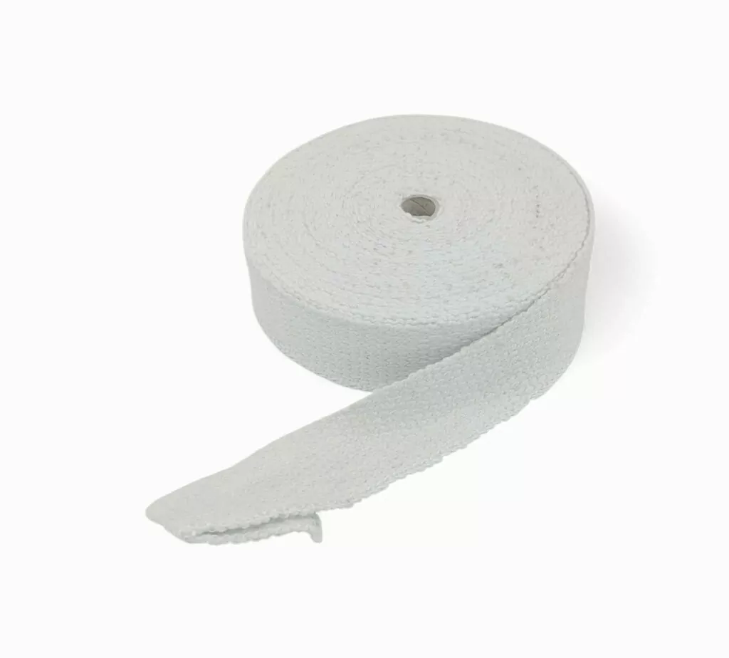 White Ceramic Heat Exhaust Wrap