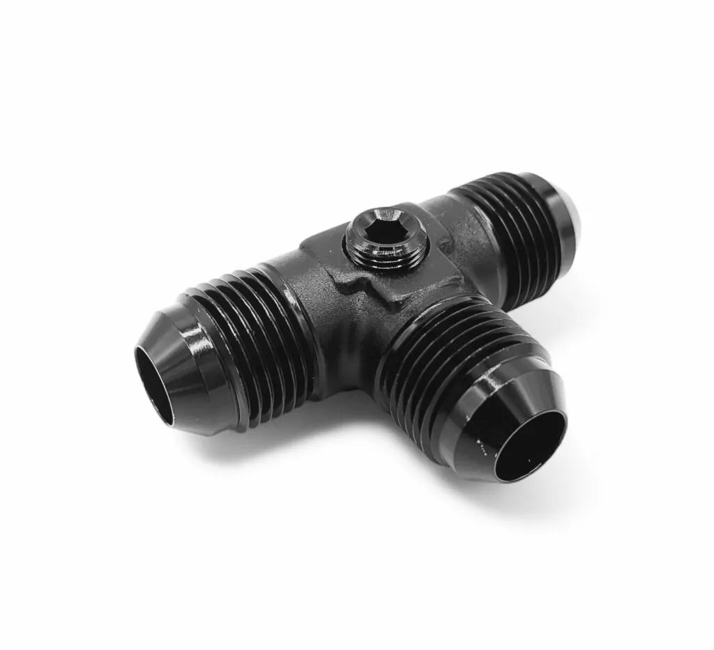 AN/JIC Male Equal TEE - 1/8" NPT Port
