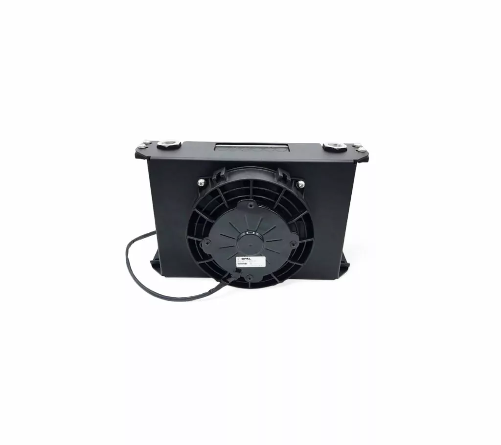Oil Cooler 25 Row Shroud for SPAL Fans