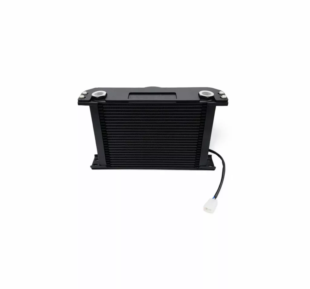 Oil Cooler 25 Row Shroud for SPAL Fans