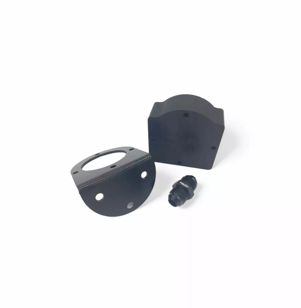 Remote Oil Filter Billet Housing - 3/4-16" UNF Centre