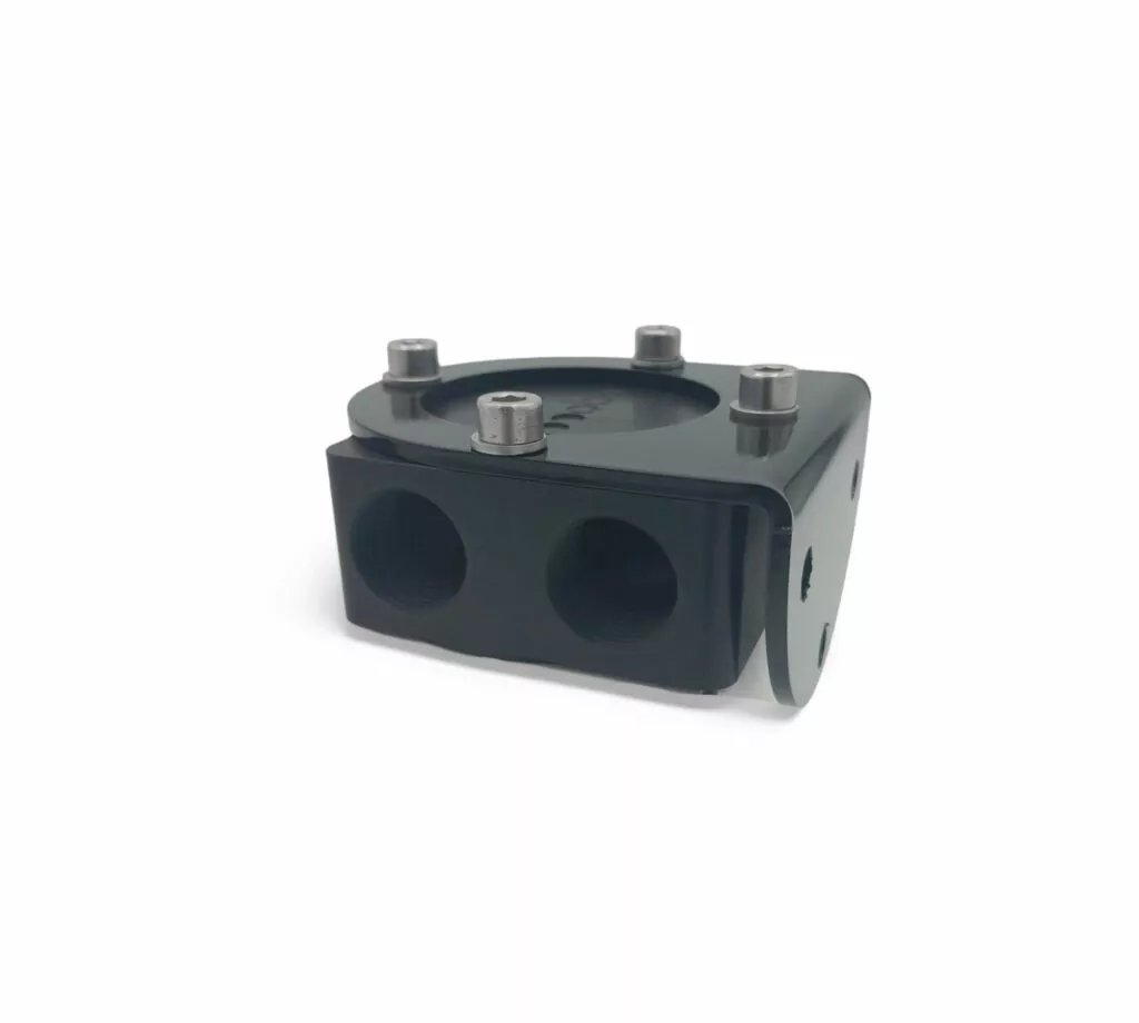 Remote Oil Filter Billet Housing - 3/4-16" UNF Centre