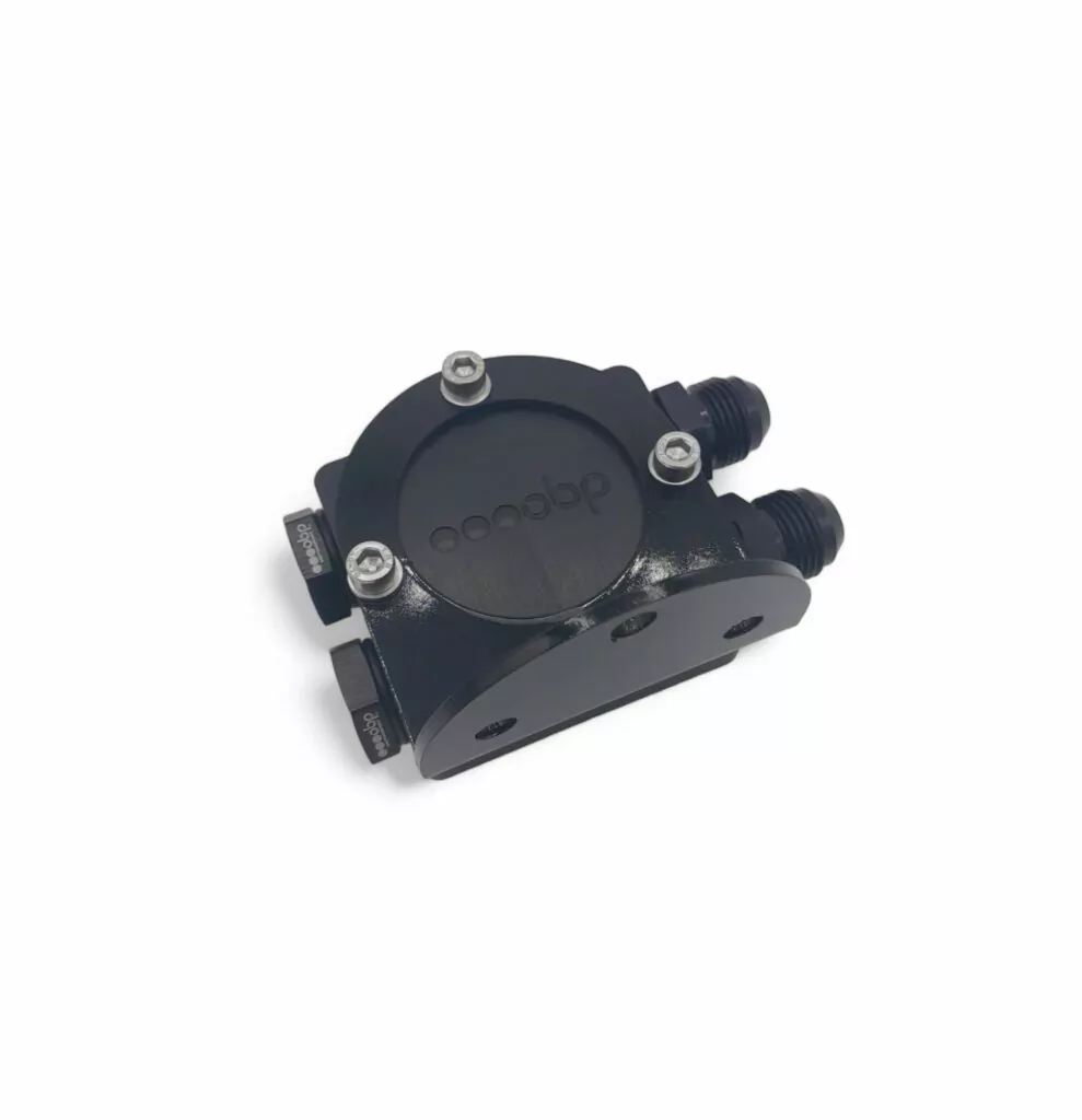 Remote Oil Filter Billet Housing - 3/4-16" UNF Centre