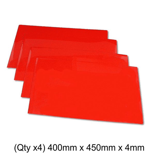 Mud Flap Sheets, 4mm - Red